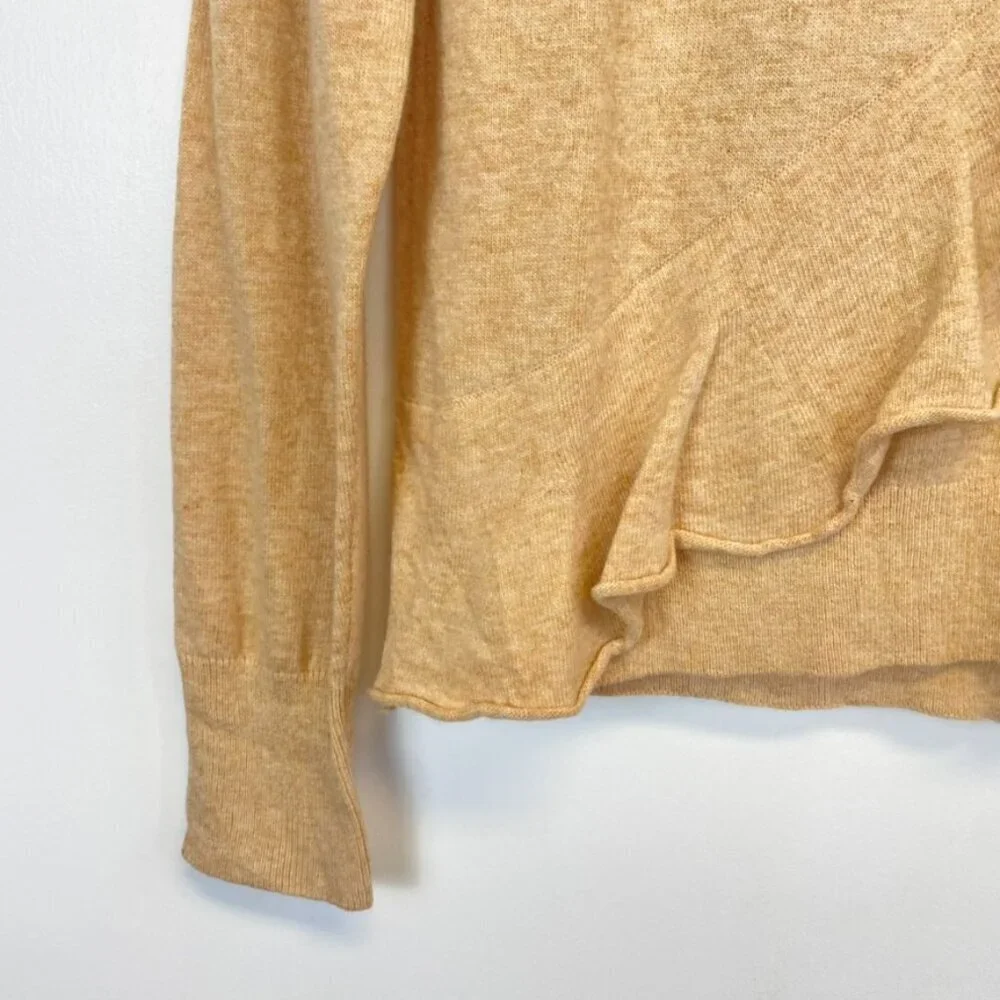 NWT J. Crew Mercantile Wool Blend Ruffle Sweater